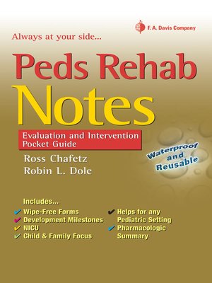 cover image of Peds Rehab Notes